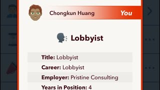 How to become a Lobbyist in BitLife read desc [upl. by Dallis245]