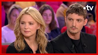 Virginie Efira amp Niels Schneider lamour à lécran comme à la vie  Vivement Dimanche 4112018 [upl. by Eri]