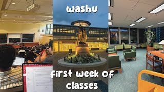 washu first week of classes [upl. by Adnertal]