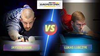 JAYSON SHAW VS LUKAS LUBCZYK  2024 EUROPEAN OPEN billiards nineball 9ballpool highlights [upl. by Ainival252]