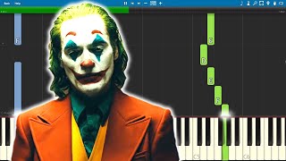 JOKER  Teaser Trailer EASY Piano Tutorial  Smile [upl. by Zeba793]