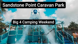 BIG4 SANDSTONE POINT CARAVAN PARK  Weekend Camping at Sandstone Point Holiday Resort Bribie Island [upl. by Ahsiuqel856]