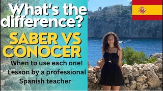 SABER vs CONOCER  When to use which quotto knowquot in Spanish [upl. by Ahseyi]