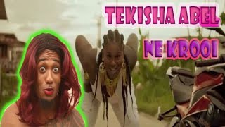 REACTIE VIDEO NE KROOI TEKISHA ABEL [upl. by Oznofla]