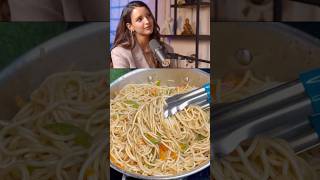 Tripti Dimri’s Favourite Cheat meal Hakka Noodles Recipe 🍜 🍜shorts [upl. by Kristyn655]