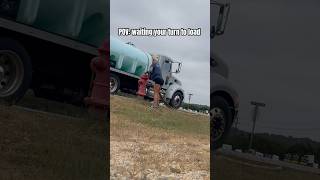 You waiting or loading somewhere else trucks bluecollar trucking trucker truckdriver [upl. by Ynnelg470]