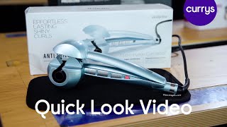 BaByliss HydroFusion Anti Frizz Curl Hair Curler  Quick Look [upl. by Kathlin]