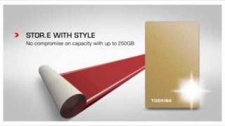 Toshiba STORE STEEL external hard drives [upl. by Ettenuahs]