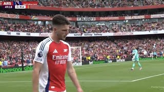 Declan Rice Red Card ♦️ Arsenal vs Brighton 10 Goals and Extended Highlights [upl. by Nikolas670]