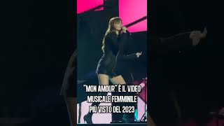 Annalisa il video di Mon AMOUR è il più visto del 2023 sezione femminile superguidatv musica [upl. by Ahsiekram]