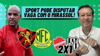 SPORT PODE DISPUTAR VAGA COM O MIRASSOL ENTENDA PONTE PRETA ACABAR DE PERDER PARA O VILA NOVA [upl. by Leitnahs]