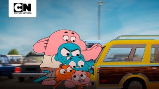 LA BATALLA POR EL ESTACIONAMIENTO  EL INCREÍBLE MUNDO DE GUMBALL  CARTOON NETWORK [upl. by Greyson863]