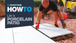 How To Lay A Porcelain Patio [upl. by Balf]