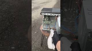 Cleaning a PC with a failed HDD Gross Dusty Dell XPS Desktop shorts tech technology [upl. by Morna229]