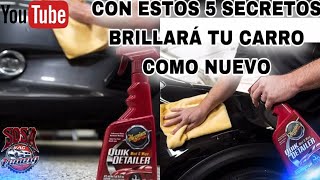 Los 5 mejores brillos ⭐️para hacer brillar tu coche rápido💢 [upl. by Mor]