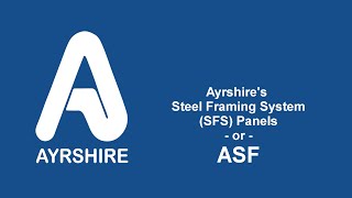 Ayrshire Detailing  Infill Lightweight Steel Framing Systems with Ayrshire profiles [upl. by Derriey]