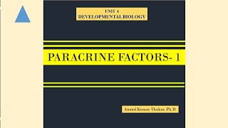 PARACRINE FACTORS  1 [upl. by Ettenhoj726]