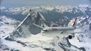 Swiss Flying over the Alps [upl. by Tsiuqram657]