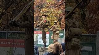 48th Highlanders Memorial remembranceday queenspark military hilander [upl. by Anerb]