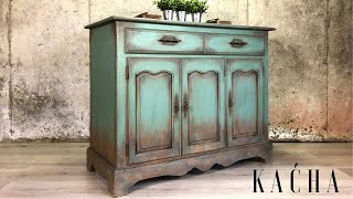 Creating a Rustic Aged look Painting Furniture with Chalk Paint [upl. by Gebler250]