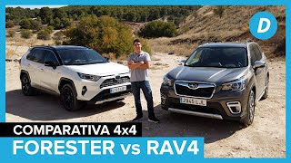 Comparativa 4x4 ¡al límite Subaru Forester vs Toyota RAV4 4x4  Prueba off road  Diariomotor [upl. by Herv]