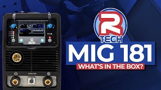 RTech Digital MIG 181 Welder  Whats in the Box [upl. by Ihcego753]