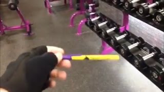 DONT DROP A PEN AT PLANET FITNESS lunk alarm [upl. by Dranreb]