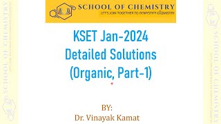 KSETJan 2024 Organic Chemistry Part1 chemistry kset2024 [upl. by Gothar]