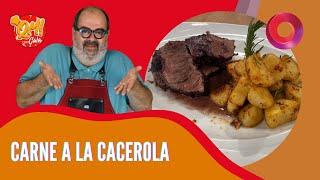 ¡La sabrosa receta de Cala Carne a la cacerola con papas al chimichurri [upl. by Nylcoj]