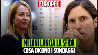 POLITICA Giorgia Meloni lancia la sfida per le Europee e mira al 26 Ecco cosa dicono i sondaggi [upl. by Nnylakcaj]