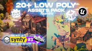 20 Low Poly Assets Pack for Unity Unreal Engine Godot etc  Synty POLYGON [upl. by Mal]