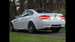 E92 M3 revs catless X pipe with stock muffler [upl. by Risser]