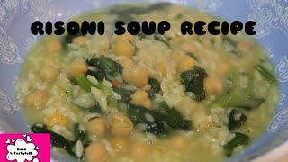 Risoni Ceci e verdure  Risoni Soup Recipe 🍲 [upl. by Poler]