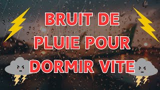 Bruit de pluie pour dormir pluie avec tonnerre pour soigner linsomnie [upl. by Adda277]