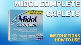 Midol complete caplets how to use Uses Dosage Side Effects Contraindications [upl. by Keynes]