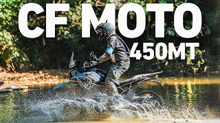 We Tested The All New CFMOTO 450MT [upl. by Yenalem]