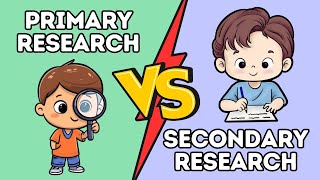 Primary vs Secondary Research Explained in 4 Minutes [upl. by Mcmillan929]