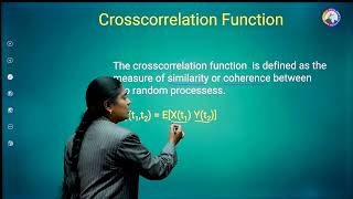 Autocorrelation Function and CrossCorrelation Function  By Ahalya Madam [upl. by Senaj703]