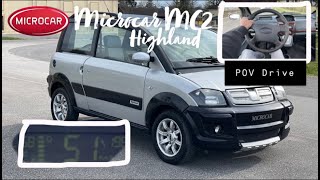 Microcar MC2 Highland POV Drive Highspeed [upl. by Athenian105]