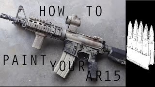 How to paint your AR15 [upl. by Cassey]