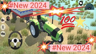 Indian Tractor Simulator 2 Gameplay Best Tractor Gameplay New Tractor Gameplay For Android [upl. by Jojo]