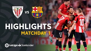 Highlights Athletic Club vs FC Barcelona 10 [upl. by Ivana]