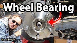 How to Replace a Rear Wheel Bearing in Your Car [upl. by Gasser248]