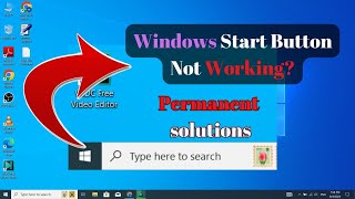 Windows 10 Start Button NOT Working – Fixed 100 [upl. by Pellegrini104]