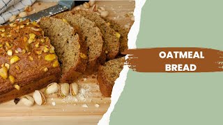 Oatmeal Bread Recipe No flour No Yeast No Kneading oatbread easyrecipe healthyfood [upl. by Kast]