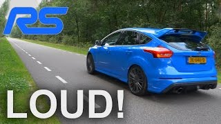 Ford Focus RS MK3 SOUND  Exhaust Startup LOUD Revs Drift Mode amp Launch Control by AutoTopNL [upl. by Ayekahs]