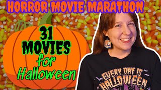 31 Movies for 31 Days of Halloween 🎃 Spooky Watch List Horror  Halloween Movie Recommendations [upl. by Gassman]