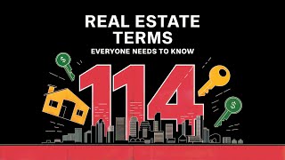 Real Estate Vocabulary You Need to Know These Terms [upl. by Vareck]