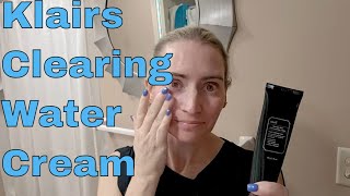 Klairs Skincare 🆕 Midnight Blue Clearing Water Cream Review How to Use Dupes amp Alternatives [upl. by Esorlatsyrc174]