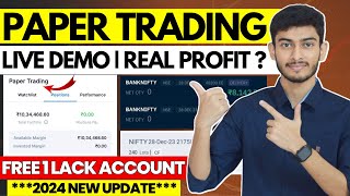 Paper Trading Kaise Kare 2024  Paper Trading for Beginners  Paper Trading App  Paper Trading [upl. by Aciret]